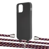 Чохол Upex Alter Eyelets for iPhone 12 Pro Max Onyx with Aide Burgundy Camouflage and Casquette Silver (UP113593)