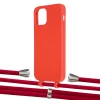 Чехол Upex Alter Eyelets for iPhone 12 Pro Max Red with Aide Red and Casquette Silver (UP113709)