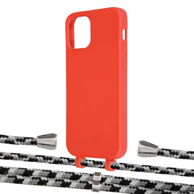 Чохол Upex Alter Eyelets for iPhone 12 Pro Max Red with Aide Life Road and Casquette Silver (UP113728)