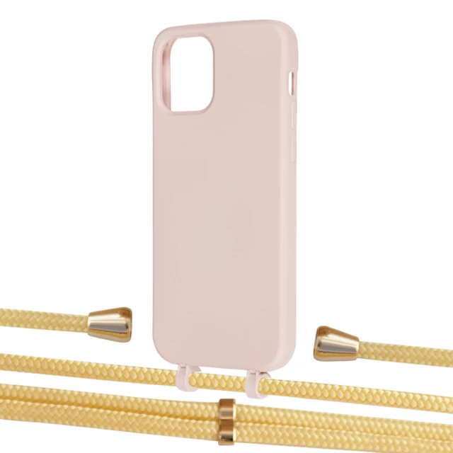 Чохол Upex Alter Eyelets for iPhone 12 Pro Max Crepe with Aide Banana and Casquette Gold (UP113900)