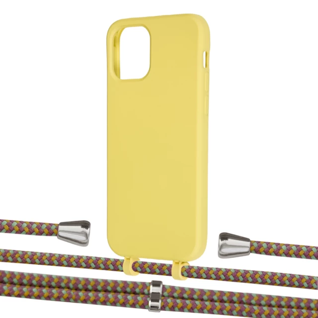 Чехол Upex Alter Eyelets for iPhone 12 Pro Max Daffodil with Aide Couleur Vintage and Casquette Silver (UP114020)