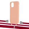 Чехол Upex Alter Eyelets for iPhone 12 Pro Max Tangerine with Aide Red and Casquette Silver (UP114129)