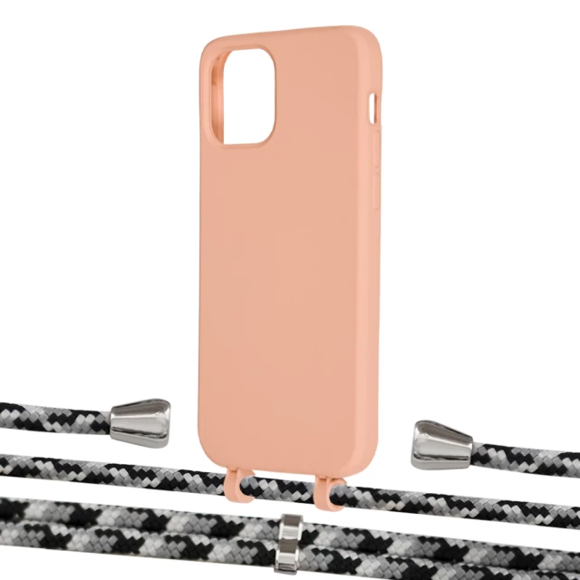 Чохол Upex Alter Eyelets for iPhone 12 Pro Max Tangerine with Aide Life Road and Casquette Silver (UP114148)