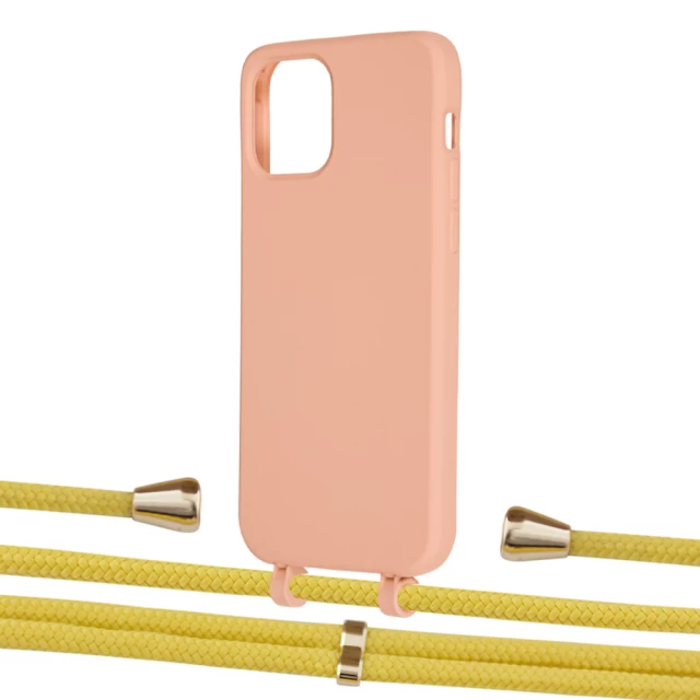 Чехол Upex Alter Eyelets for iPhone 12 Pro Max Tangerine with Aide Corn and Casquette Gold (UP114166)