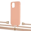 Чехол Upex Alter Eyelets for iPhone 12 Pro Max Tangerine with Aide Creole Pink and Casquette Gold (UP114179)