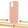 Чехол Upex Alter Eyelets for iPhone 12 Pro Max Tangerine with Aide Banana and Casquette Gold (UP114180)