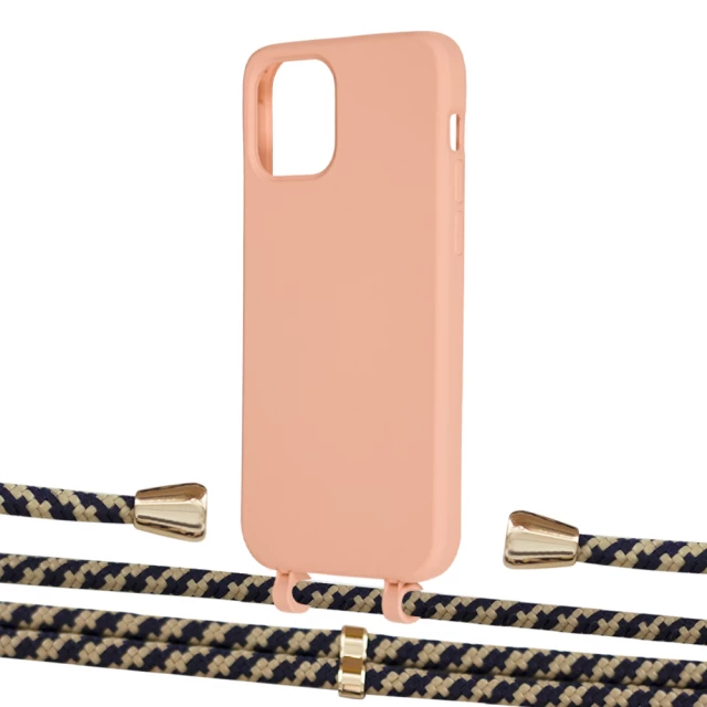 Чохол Upex Alter Eyelets for iPhone 12 Pro Max Tangerine with Aide Copper and Casquette Gold (UP114181)