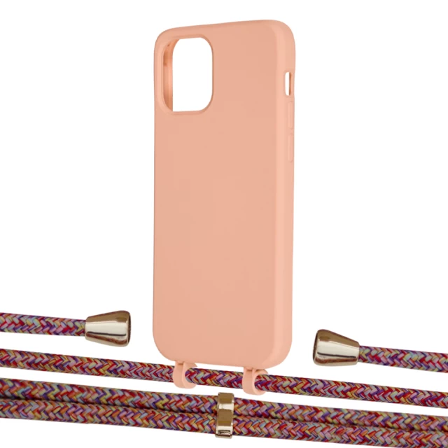 Чохол Upex Alter Eyelets for iPhone 12 Pro Max Tangerine with Aide Melanger and Casquette Gold (UP114193)