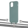Чехол Upex Alter Eyelets for iPhone 12 Pro Max Basil with Aide Gray and Casquette Silver (UP114279)