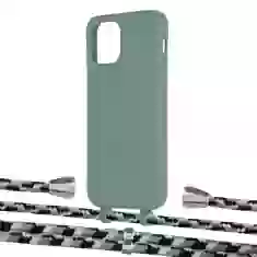 Чехол Upex Alter Eyelets for iPhone 12 Pro Max Basil with Aide Life Road and Casquette Silver (UP114288)