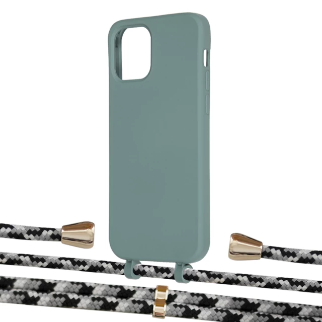 Чохол Upex Alter Eyelets for iPhone 12 Pro Max Basil with Aide Life Road and Casquette Gold (UP114323)