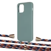 Чехол Upex Alter Eyelets for iPhone 12 Pro Max Basil with Aide Orange Azure and Casquette Gold (UP114327)