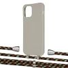 Чехол Upex Alter Eyelets for iPhone 12 Pro Max Anchor with Aide Cinnamon Camouflage and Casquette Silver (UP114435)
