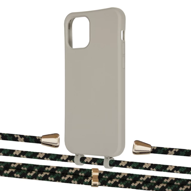 Чехол Upex Alter Eyelets for iPhone 12 Pro Max Anchor with Aide Juniper Camouflage and Casquette Gold (UP114469)