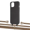 Чохол Upex Alter Eyelets for iPhone 13 mini Onyx with Aide Couleur Vintage and Casquette Gold (UP114615)