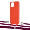 Чохол Upex Alter Eyelets for iPhone 13 mini Red with Aide Byzantine and Casquette Silver (UP114692)