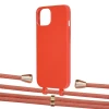 Чехол Upex Alter Eyelets for iPhone 13 mini Red with Aide Cantaloupe and Casquette Gold (UP114729)