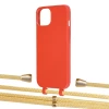 Чохол Upex Alter Eyelets for iPhone 13 mini Red with Aide Banana and Casquette Gold (UP114740)