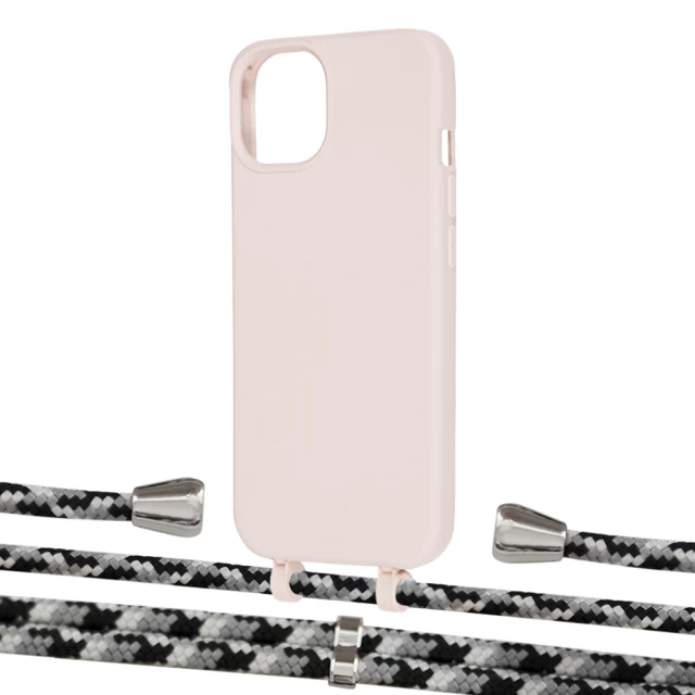 Чохол Upex Alter Eyelets for iPhone 13 mini Crepe with Aide Life Road and Casquette Silver (UP114848)