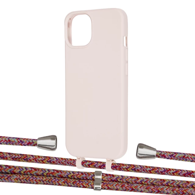 Чехол Upex Alter Eyelets for iPhone 13 mini Crepe with Aide Melanger and Casquette Silver (UP114858)