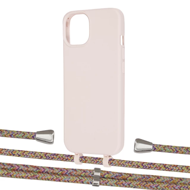 Чехол Upex Alter Eyelets for iPhone 13 mini Crepe with Aide Confondre and Casquette Silver (UP114859)