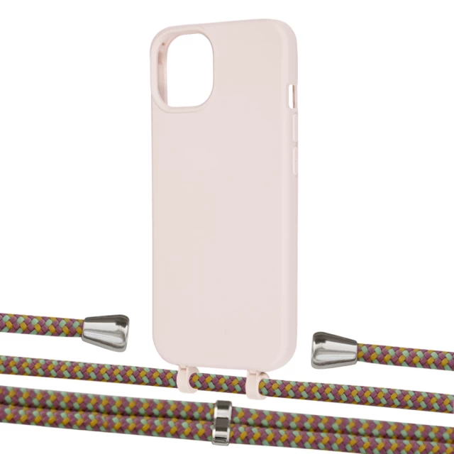 Чохол Upex Alter Eyelets for iPhone 13 mini Crepe with Aide Couleur Vintage and Casquette Silver (UP114860)