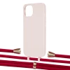 Чехол Upex Alter Eyelets for iPhone 13 mini Crepe with Aide Red and Casquette Gold (UP114864)