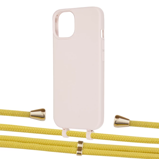 Чохол Upex Alter Eyelets for iPhone 13 mini Crepe with Aide Corn and Casquette Gold (UP114866)
