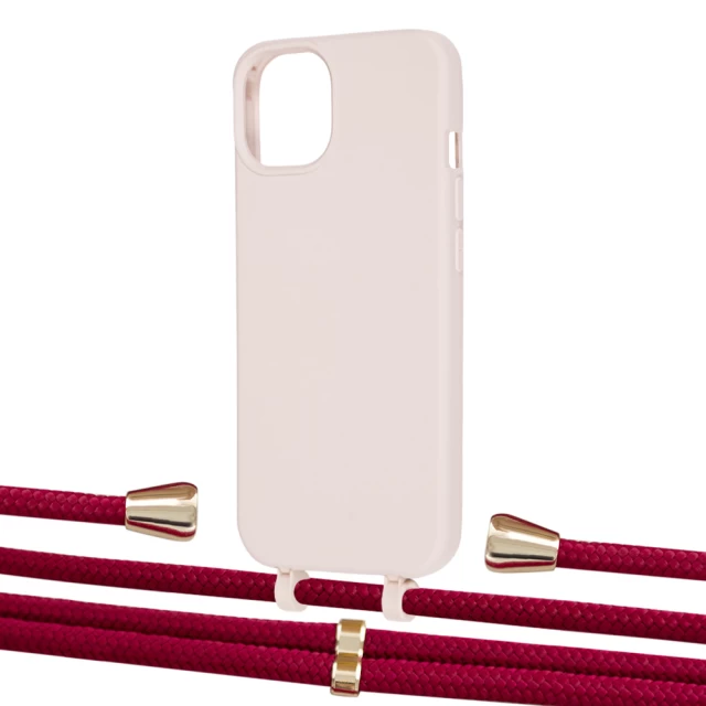 Чохол Upex Alter Eyelets for iPhone 13 mini Crepe with Aide Chili Pepper and Casquette Gold (UP114875)