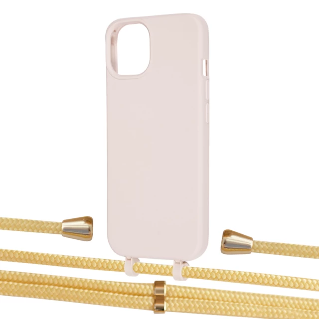 Чохол Upex Alter Eyelets for iPhone 13 mini Crepe with Aide Banana and Casquette Gold (UP114880)