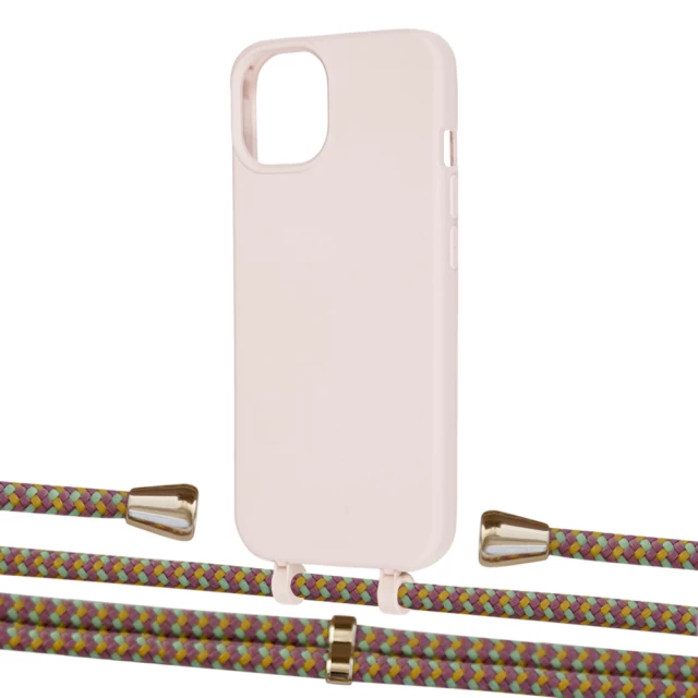 Чехол Upex Alter Eyelets for iPhone 13 mini Crepe with Aide Couleur Vintage and Casquette Gold (UP114895)