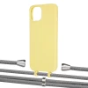 Чохол Upex Alter Eyelets for iPhone 13 mini Daffodil with Aide Gray and Casquette Silver (UP114979)