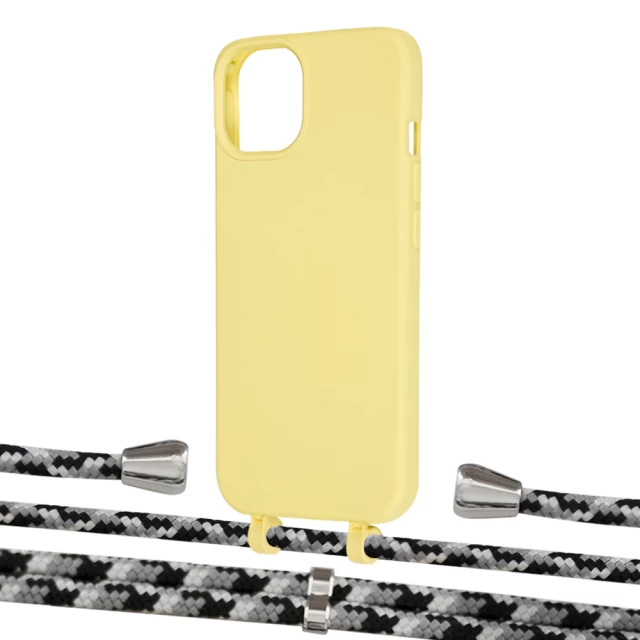 Чехол Upex Alter Eyelets for iPhone 13 mini Daffodil with Aide Life Road and Casquette Silver (UP114988)