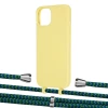 Чехол Upex Alter Eyelets for iPhone 13 mini Daffodil with Aide Emeraude and Casquette Silver (UP115002)