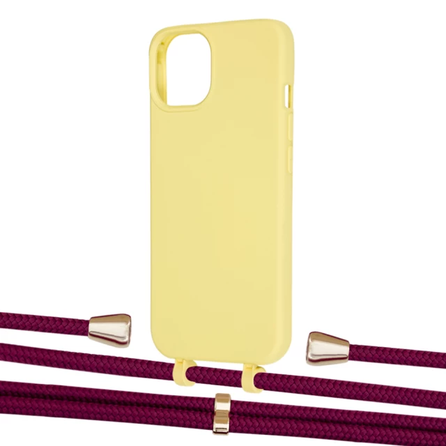 Чехол Upex Alter Eyelets for iPhone 13 mini Daffodil with Aide Byzantine and Casquette Gold (UP115007)