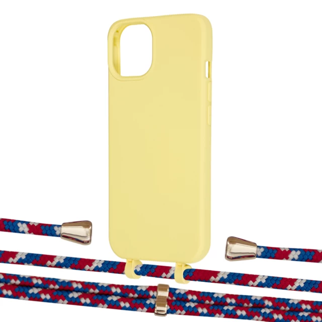 Чохол Upex Alter Eyelets for iPhone 13 mini Daffodil with Aide Police and Casquette Gold (UP115025)