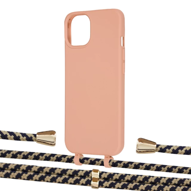 Чехол Upex Alter Eyelets for iPhone 13 mini Tangerine with Aide Copper and Casquette Gold (UP115161)