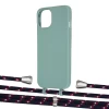 Чохол Upex Alter Eyelets for iPhone 13 mini Basil with Aide Blue Marine and Casquette Silver (UP115269)