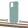 Чехол Upex Alter Eyelets for iPhone 13 mini Basil with Aide Couleur Vintage and Casquette Silver (UP115280)