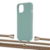 Чохол Upex Alter Eyelets for iPhone 13 mini Basil with Aide Couleur Vintage and Casquette Gold (UP115315)