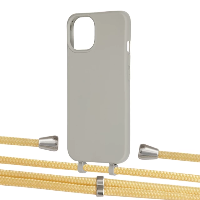 Чехол Upex Alter Eyelets for iPhone 13 mini Anchor with Aide Banana and Casquette Silver (UP115405)