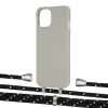 Чохол Upex Alter Eyelets for iPhone 13 mini Anchor with Aide Black Dots and Casquette Silver (UP115407)
