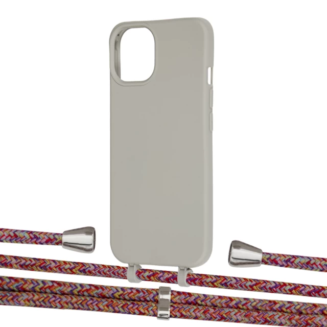 Чехол Upex Alter Eyelets for iPhone 13 mini Anchor with Aide Melanger and Casquette Silver (UP115418)
