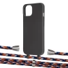 Чохол Upex Alter Eyelets for iPhone 13 Onyx with Aide Orange Azure and Casquette Silver (UP115552)