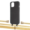 Чехол Upex Alter Eyelets for iPhone 13 Onyx with Aide Banana and Casquette Gold (UP115580)