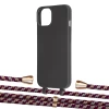 Чохол Upex Alter Eyelets for iPhone 13 Onyx with Aide Burgundy Camouflage and Casquette Gold (UP115588)