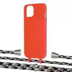 Чохол Upex Alter Eyelets for iPhone 13 Red with Aide Life Road and Casquette Silver (UP115688)