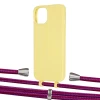 Чохол Upex Alter Eyelets for iPhone 13 Daffodil with Aide Rouge Cramoisi and Casquette Silver (UP115981)