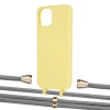 Чехол Upex Alter Eyelets for iPhone 13 Daffodil with Aide Gray and Casquette Gold (UP115994)