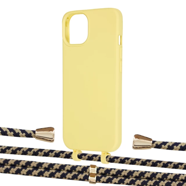 Чохол Upex Alter Eyelets for iPhone 13 Daffodil with Aide Copper and Casquette Gold (UP116001)
